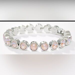 Touchstone Crystal by Swarovski DUSTY PINK DELITE ice bracelet BNIB soft opaque
